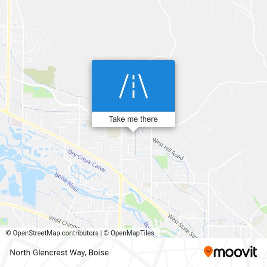 North Glencrest Way map