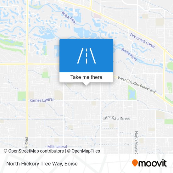 North Hickory Tree Way map