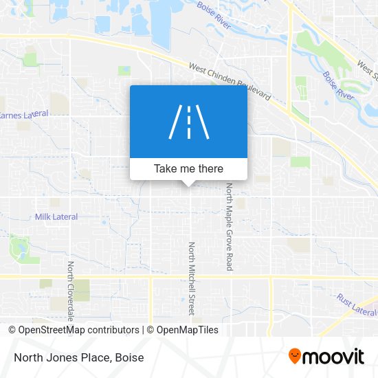 Mapa de North Jones Place