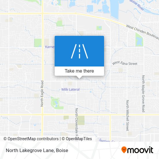 Mapa de North Lakegrove Lane
