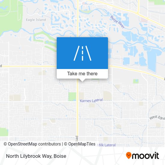 Mapa de North Lilybrook Way