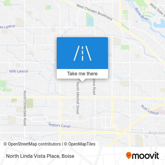 Mapa de North Linda Vista Place
