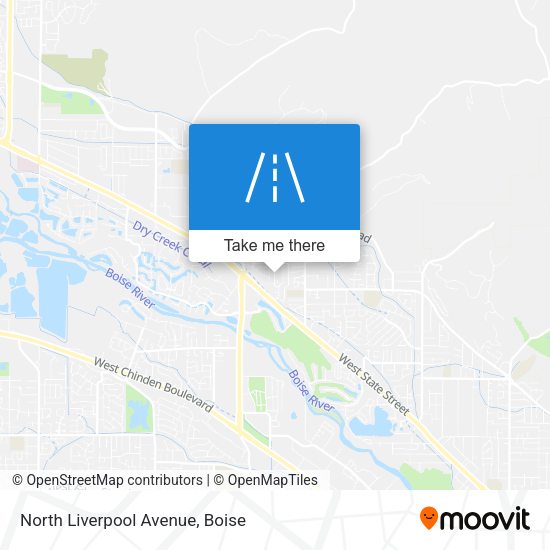 Mapa de North Liverpool Avenue