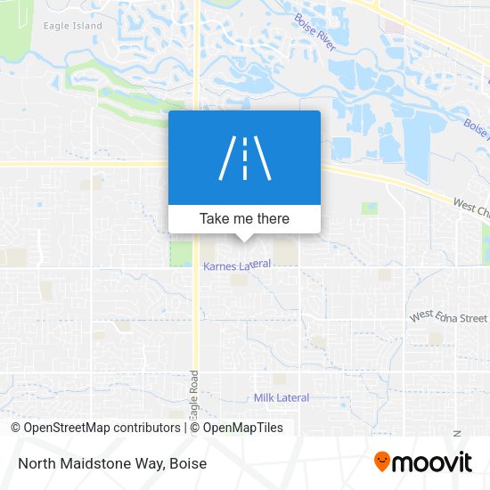 North Maidstone Way map