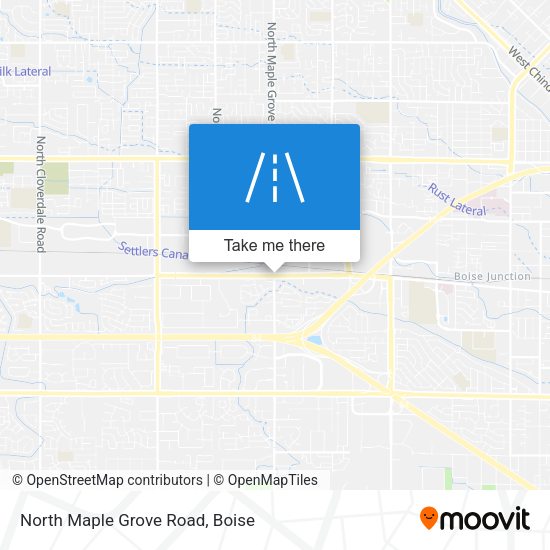North Maple Grove Road map