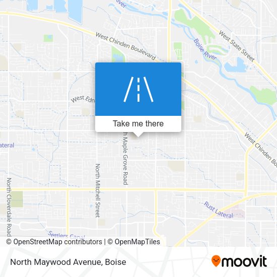 Mapa de North Maywood Avenue