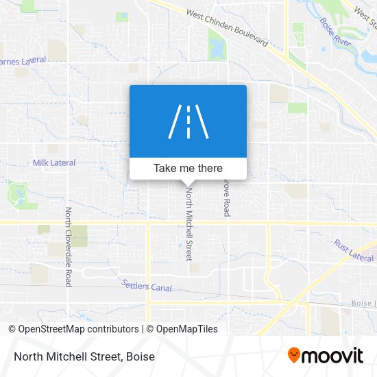 Mapa de North Mitchell Street