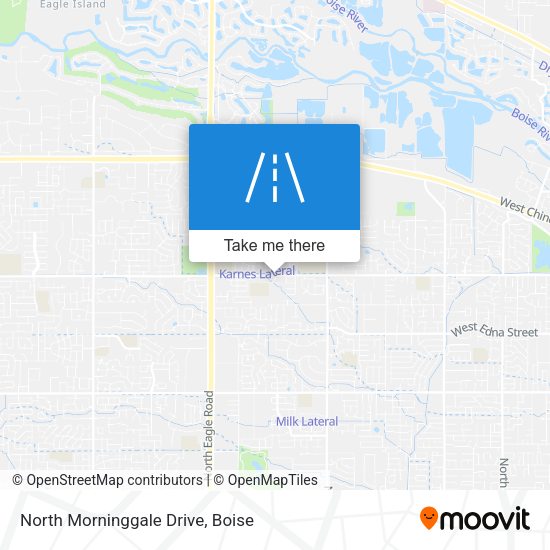 Mapa de North Morninggale Drive