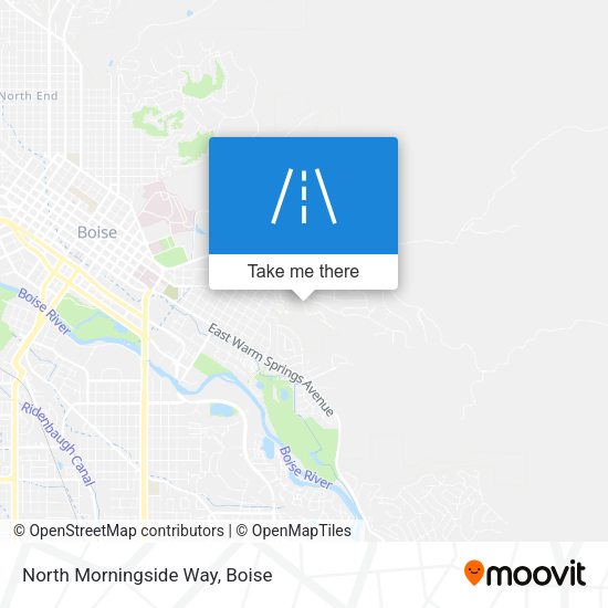 North Morningside Way map