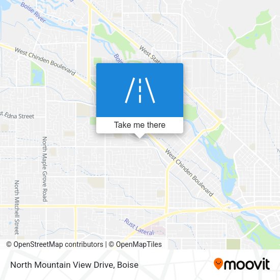 Mapa de North Mountain View Drive