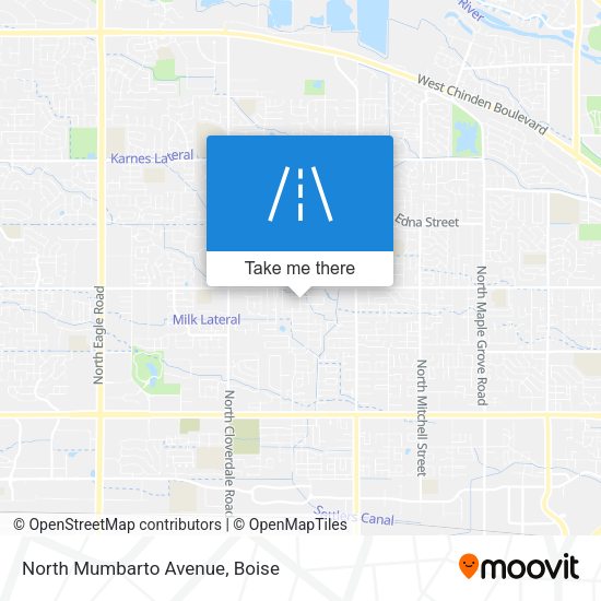 North Mumbarto Avenue map