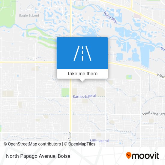 Mapa de North Papago Avenue