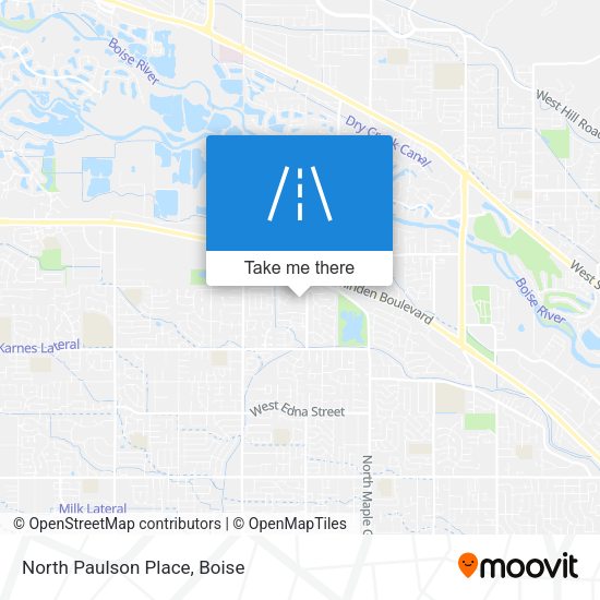 North Paulson Place map