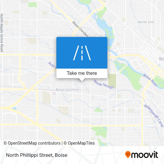 North Phillippi Street map