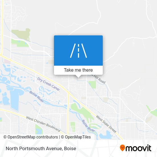 North Portsmouth Avenue map
