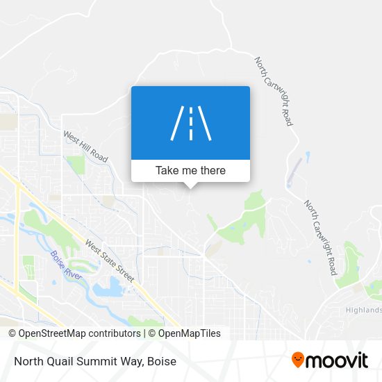 Mapa de North Quail Summit Way