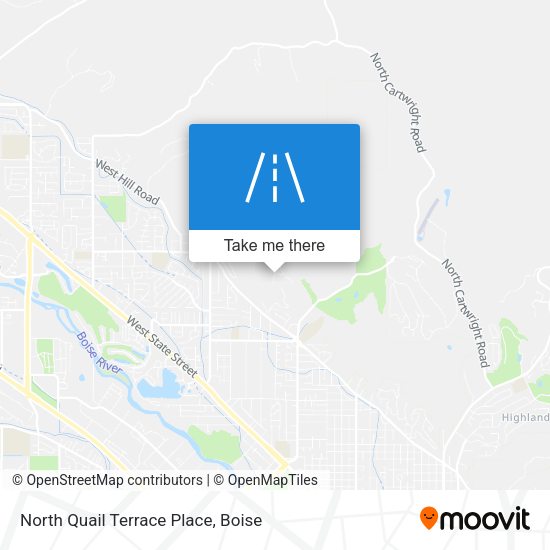 North Quail Terrace Place map