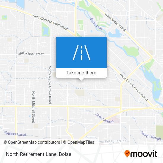 Mapa de North Retirement Lane