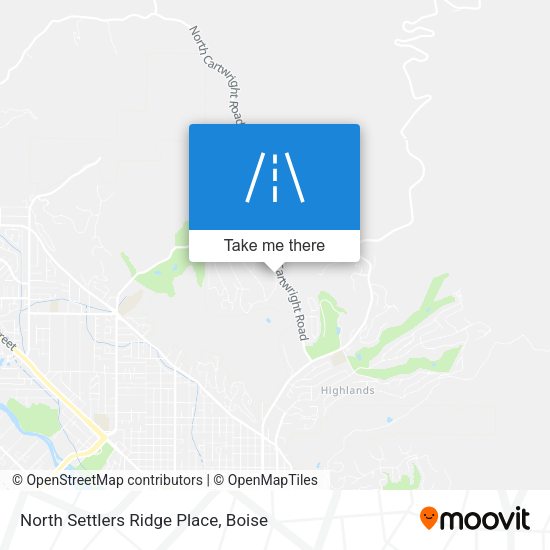 Mapa de North Settlers Ridge Place