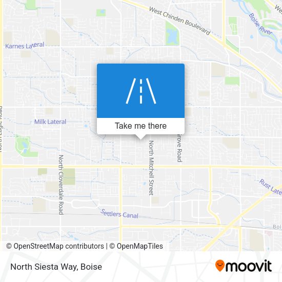 Mapa de North Siesta Way