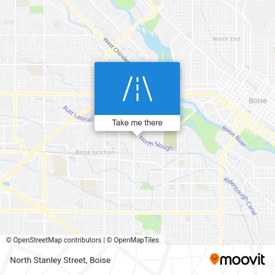 North Stanley Street map