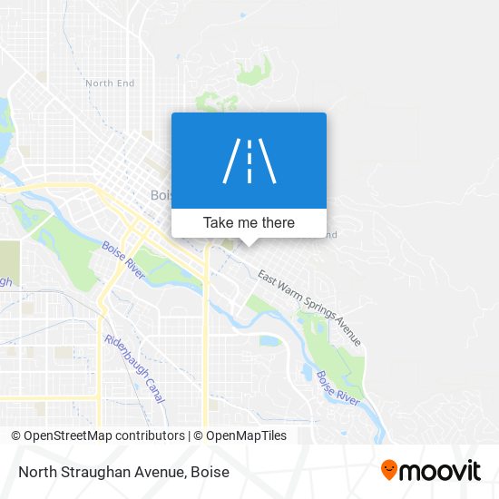 North Straughan Avenue map