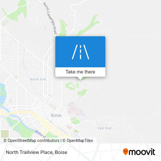 North Trailview Place map
