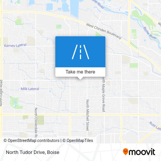 Mapa de North Tudor Drive