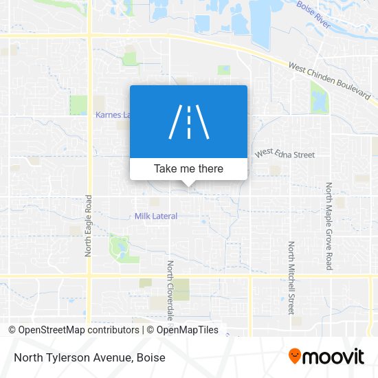 Mapa de North Tylerson Avenue
