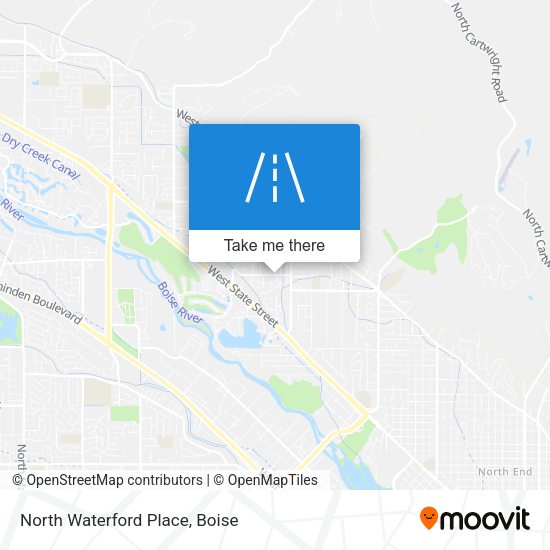 North Waterford Place map
