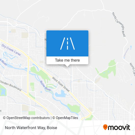 North Waterfront Way map