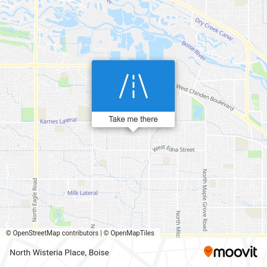North Wisteria Place map