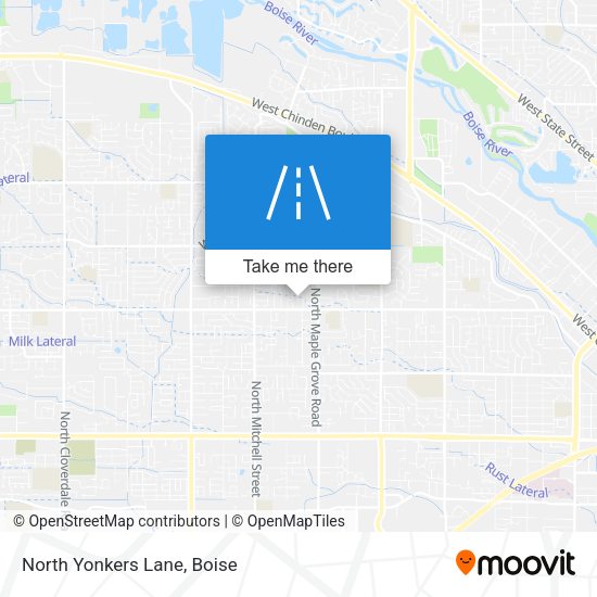 Mapa de North Yonkers Lane