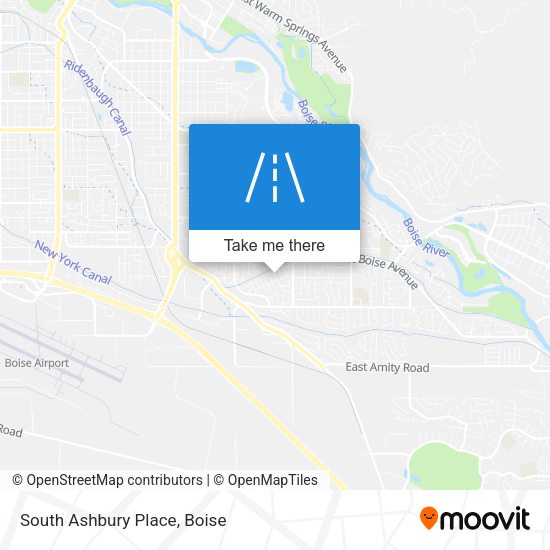 Mapa de South Ashbury Place
