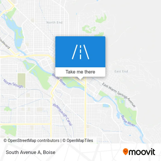 South Avenue A map