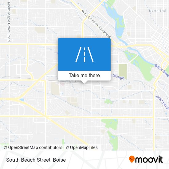 Mapa de South Beach Street
