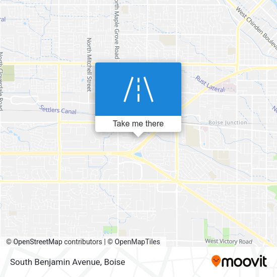 South Benjamin Avenue map