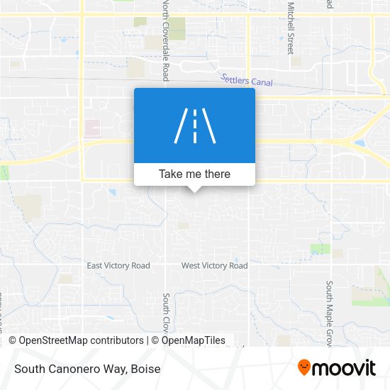 Mapa de South Canonero Way
