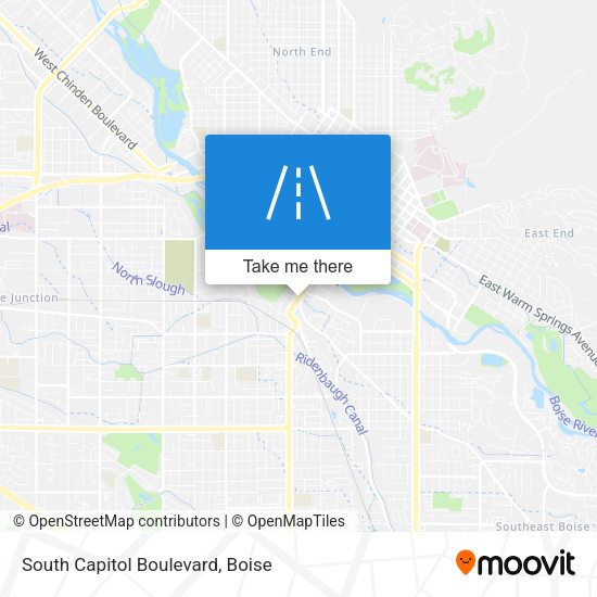 South Capitol Boulevard map