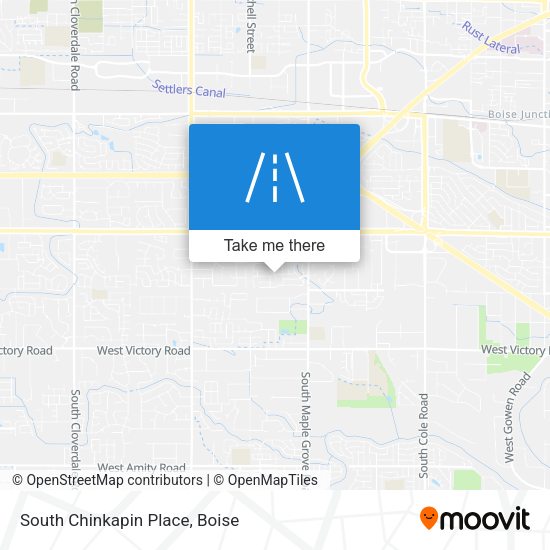 Mapa de South Chinkapin Place