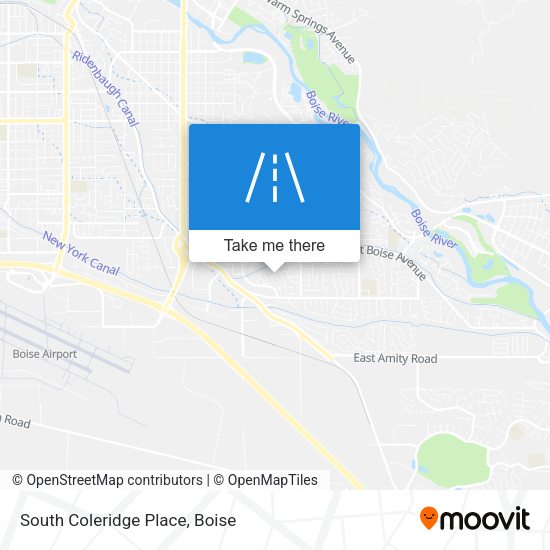 South Coleridge Place map