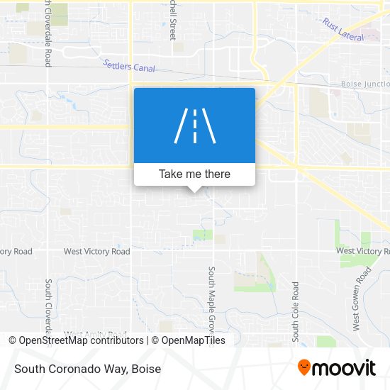 Mapa de South Coronado Way