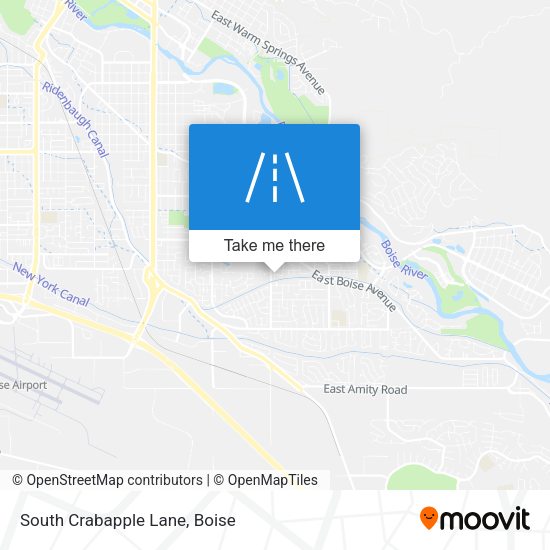 Mapa de South Crabapple Lane