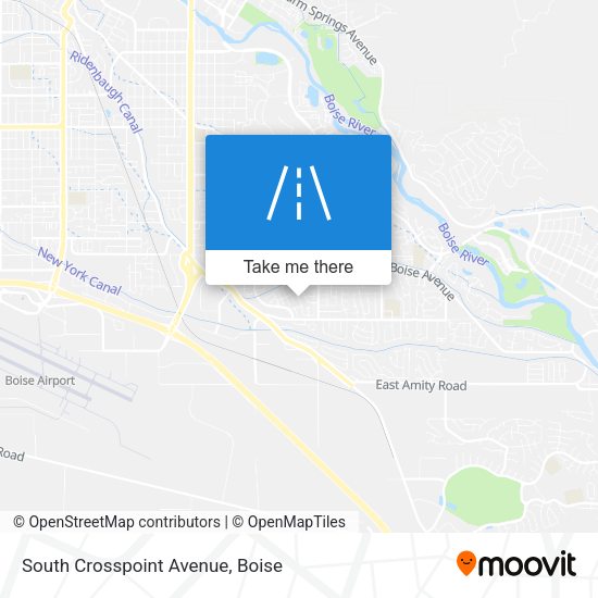 South Crosspoint Avenue map