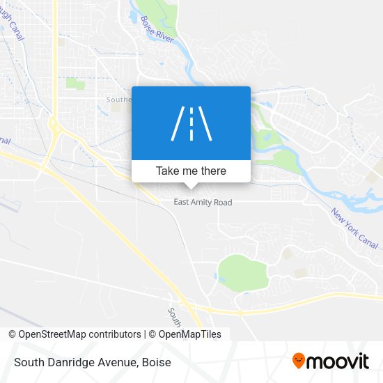 South Danridge Avenue map