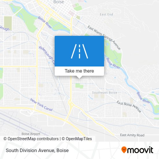 South Division Avenue map