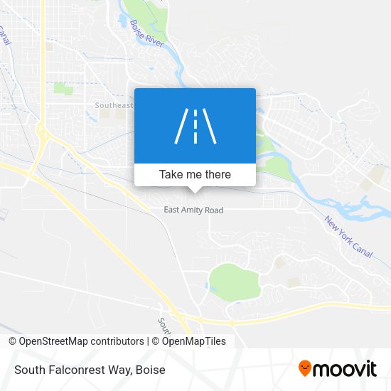 Mapa de South Falconrest Way