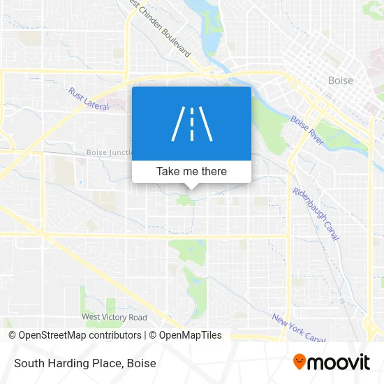 South Harding Place map