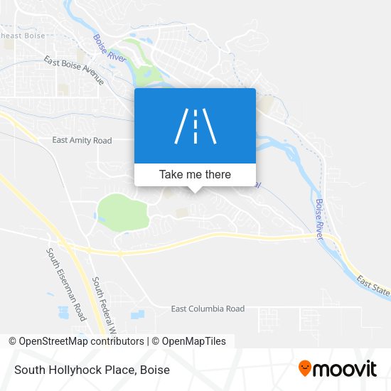 South Hollyhock Place map