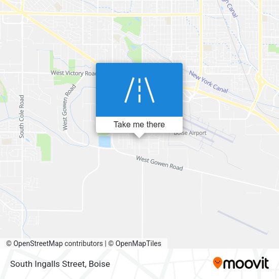 South Ingalls Street map